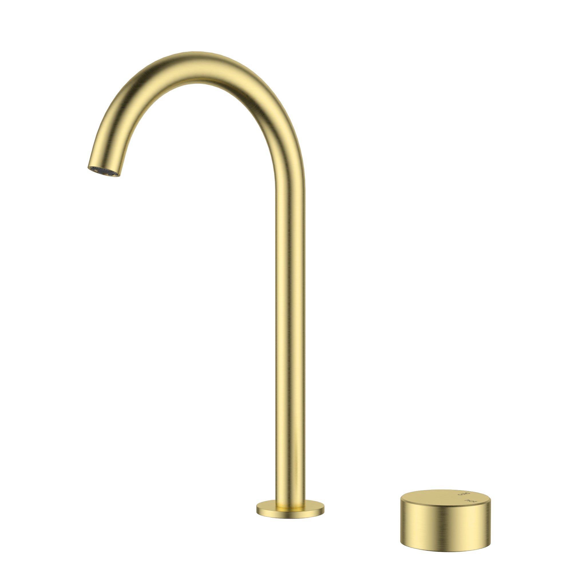 Ikon Hali Hob Progressive Kitchen And Laundry Sink Mixer Brushed Gold