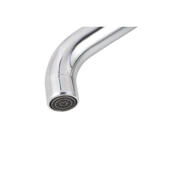 LUCID PIN Series Round Chrome Tall Basin Mixer - Living and Bathroom
