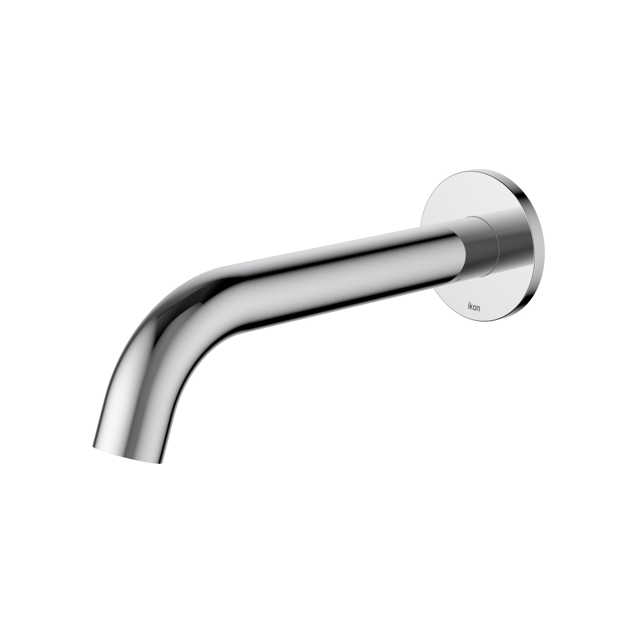 Ikon Hali Fluted Wall/Bath Spout Chrome