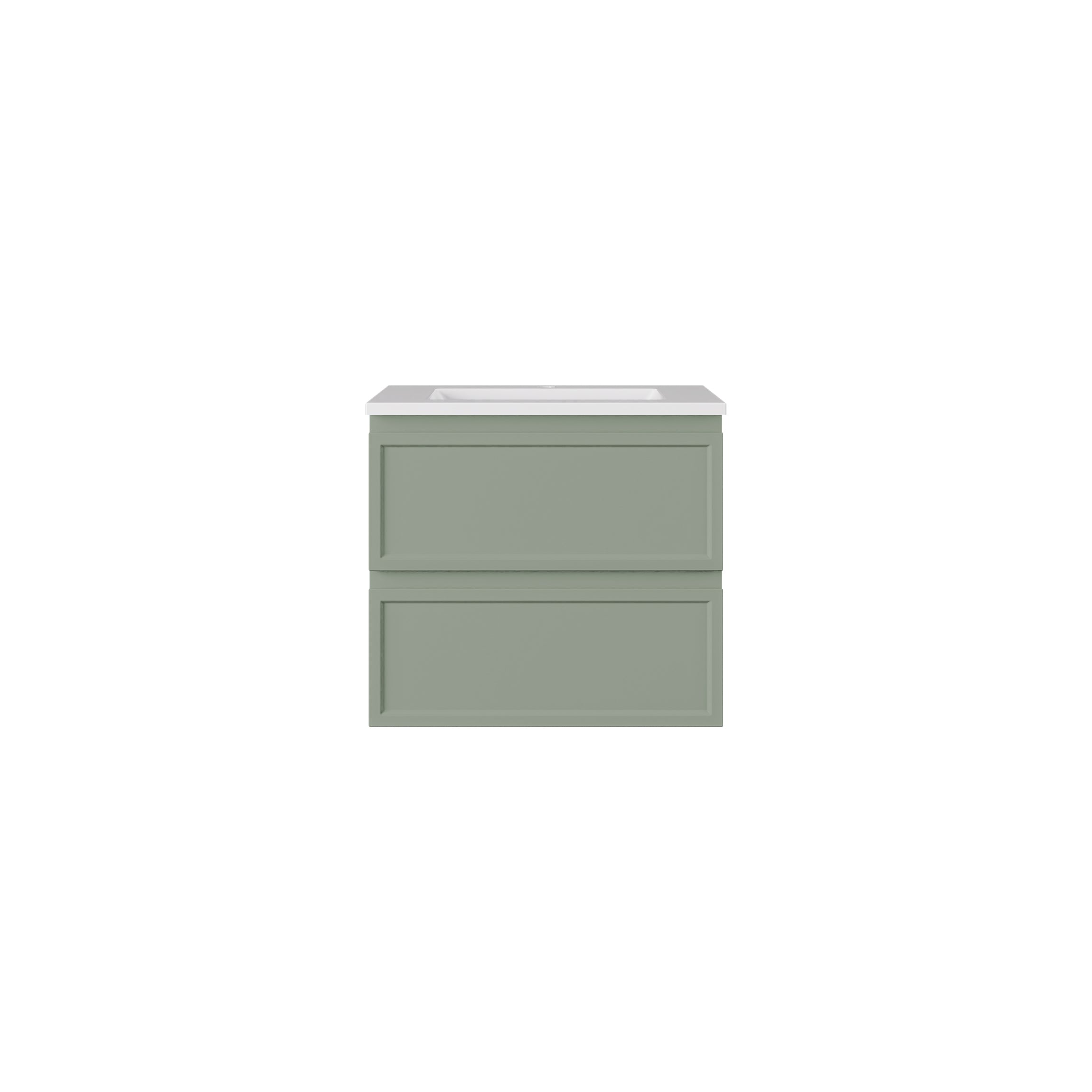 Hamilton Federation Prime Wall Hung PVC Cabinet Olive Green