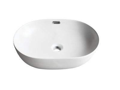 Ellips Above counter Basin 610*420*155 Matte white