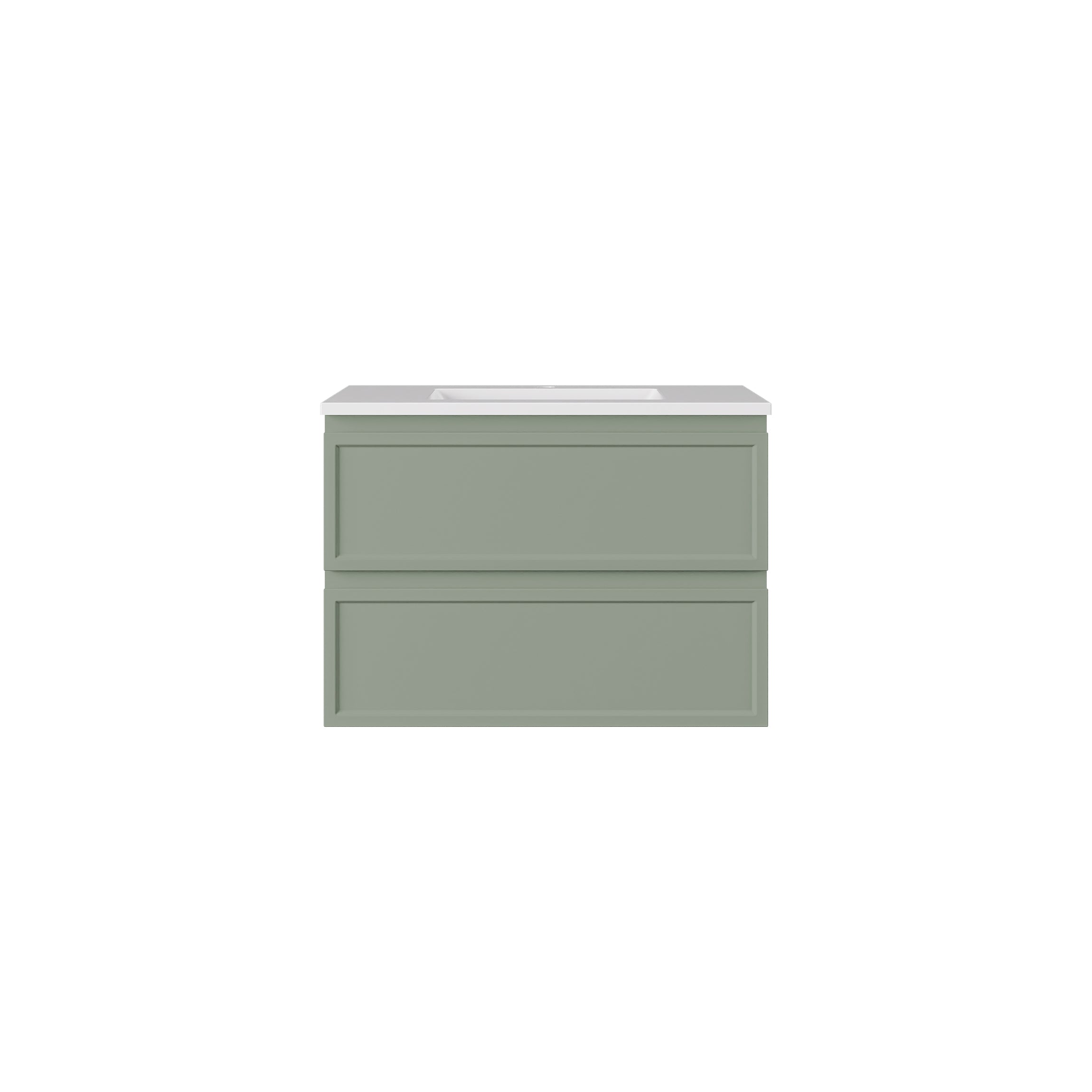 Hamilton Federation Prime Wall Hung PVC Cabinet Olive Green