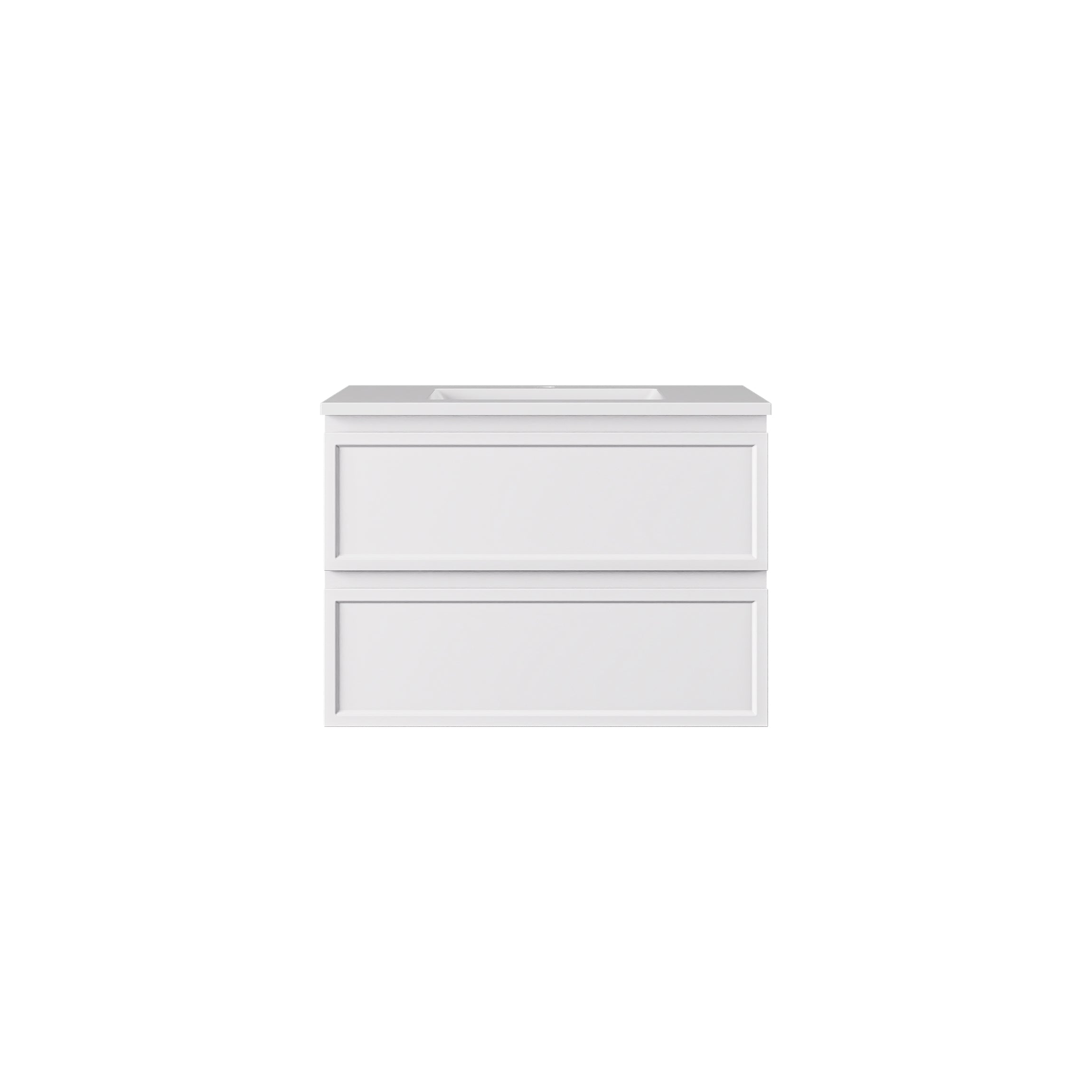 Hamilton Federation Prime Wall Hung PVC Cabinet Matte White