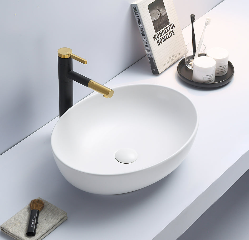 Carey Above Counter Basin 520*395*130 Matte white