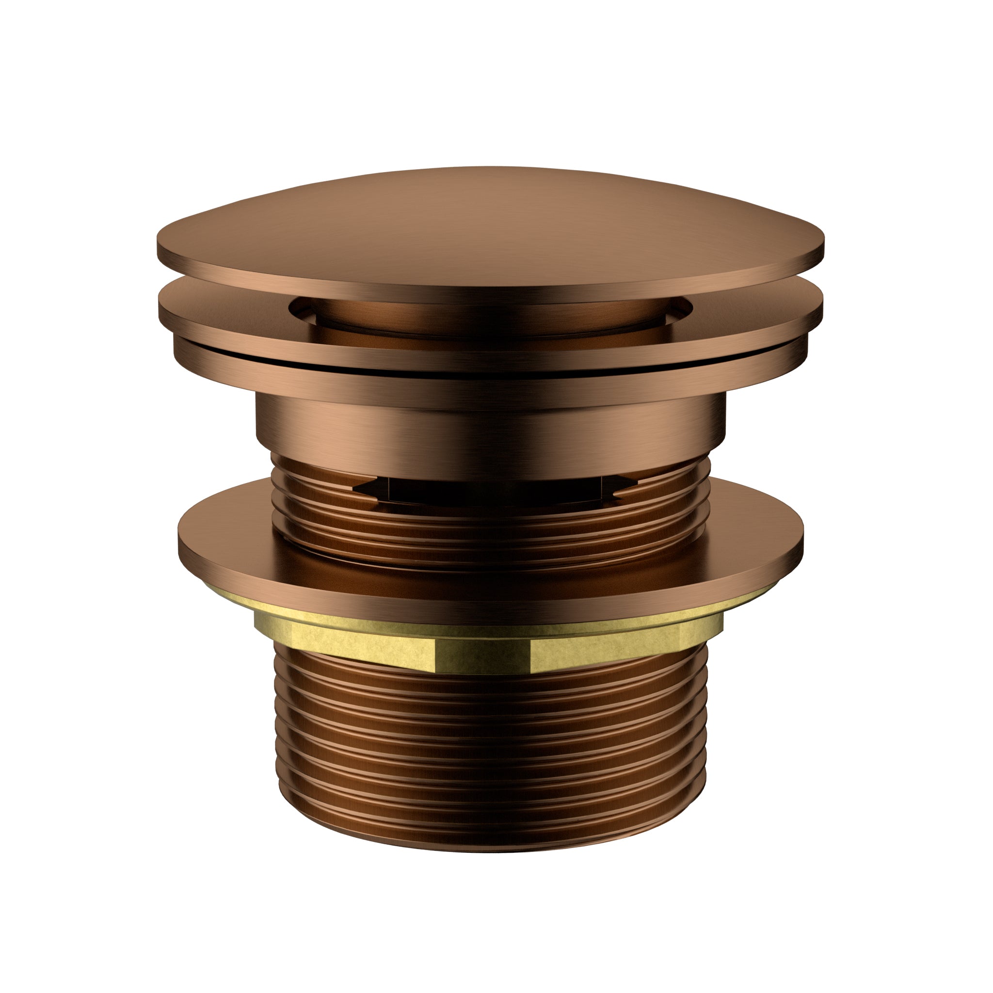 Bath 40mm Overflow Pop-Up Waste Brushed Copper