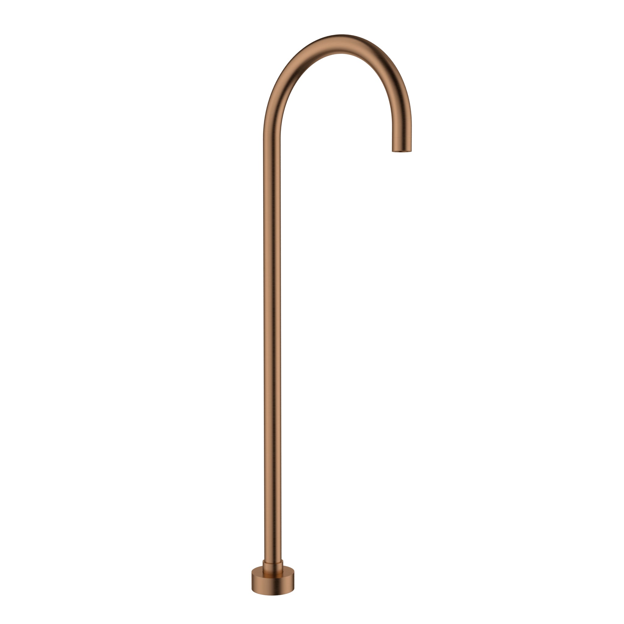 Otus Freestanding floor Spout Brushed Copper