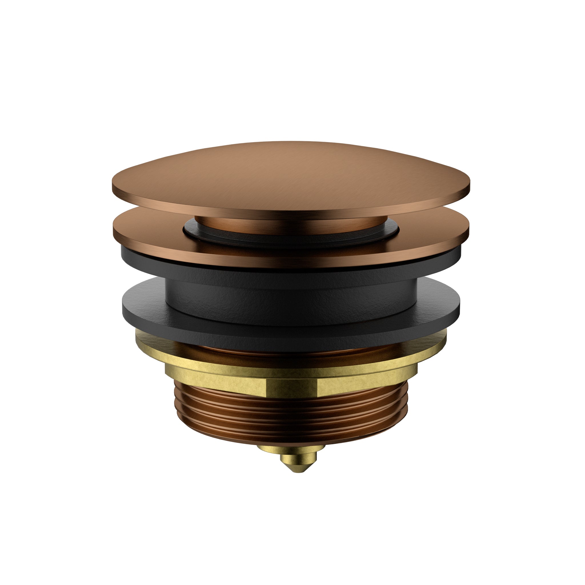 Bath 40mm Non Overflow Pop-Up Waste Brushed Copper