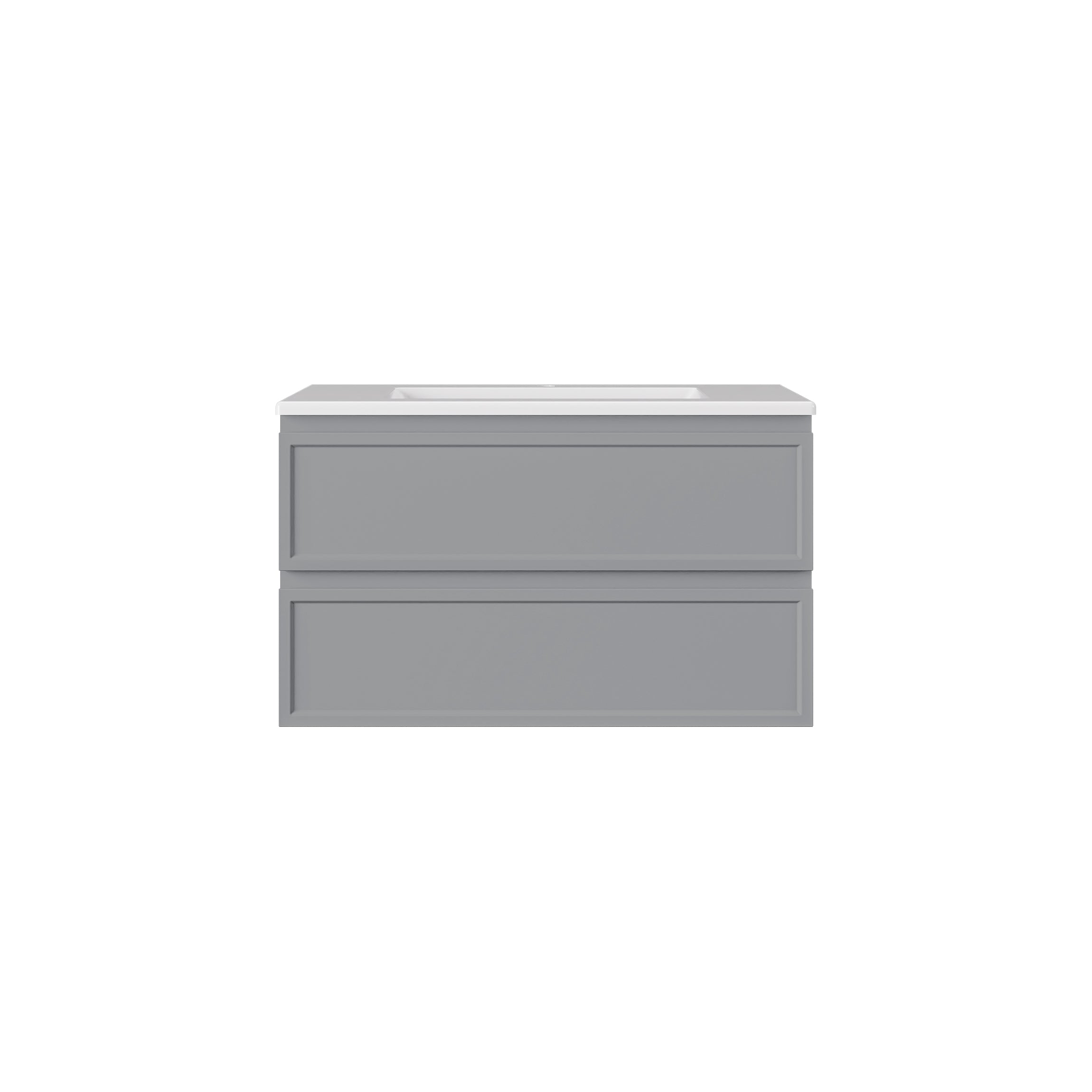 Hamilton Federation Prime Wall Hung PVC Cabinet Matte Grey