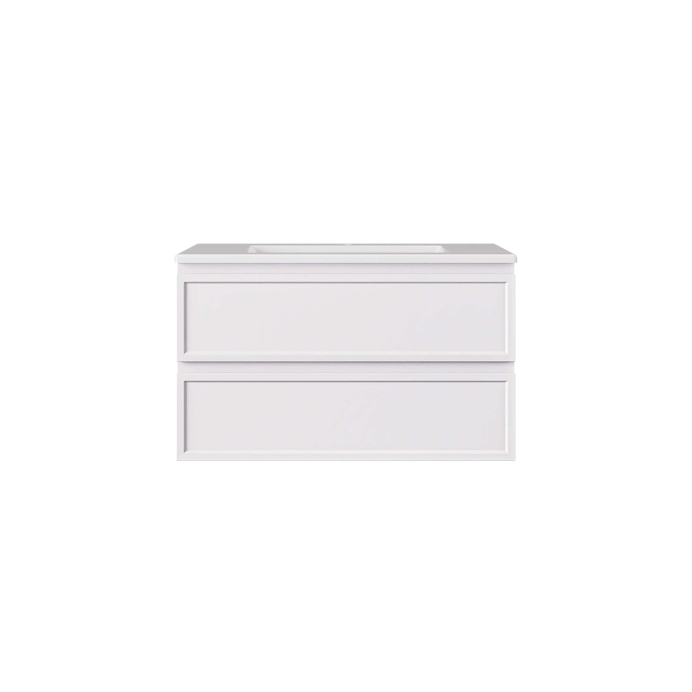 Hamilton Federation Prime Wall Hung PVC Cabinet Matte White