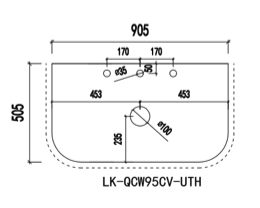 Carrara Curve White Marble Stone Top