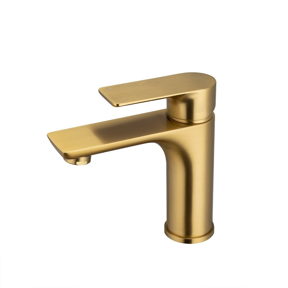 VOG Series Brushed Brass Basin Mixer