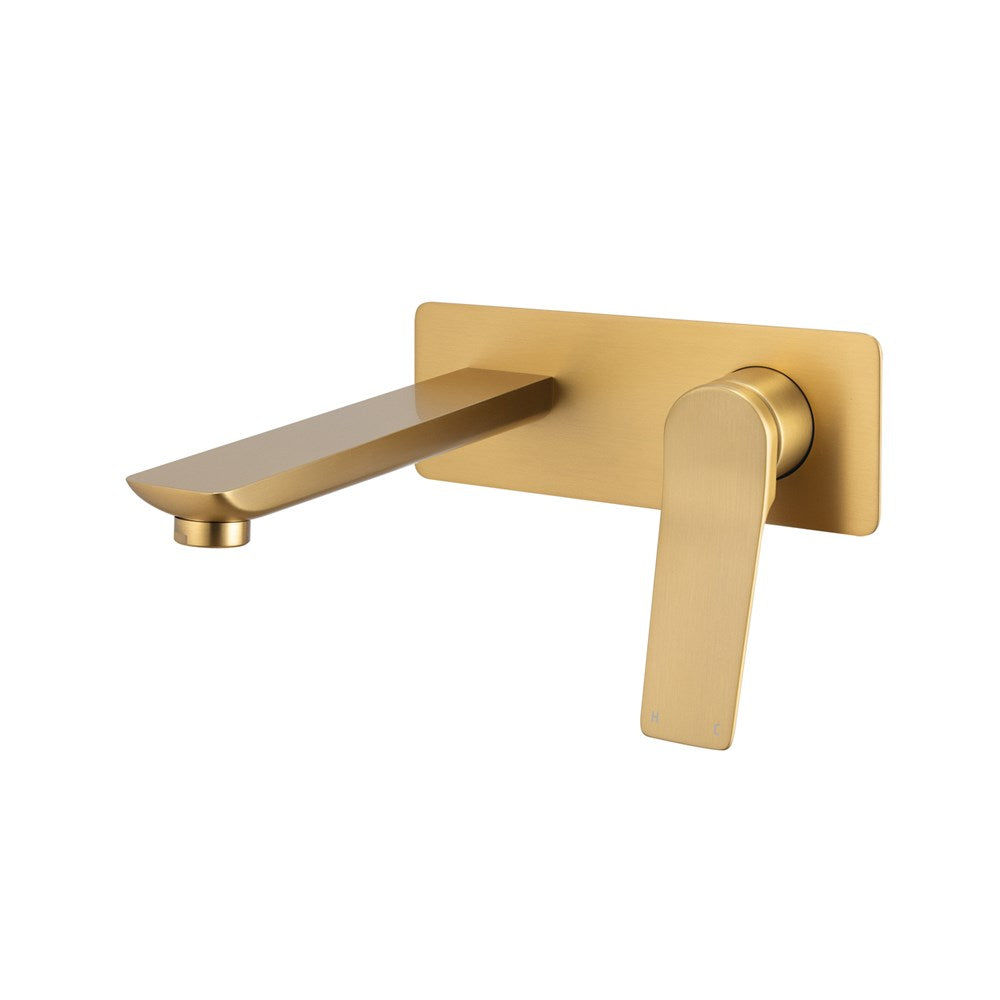 RUSHY Series Square Wall Basin/Bath Mixer Spout Set