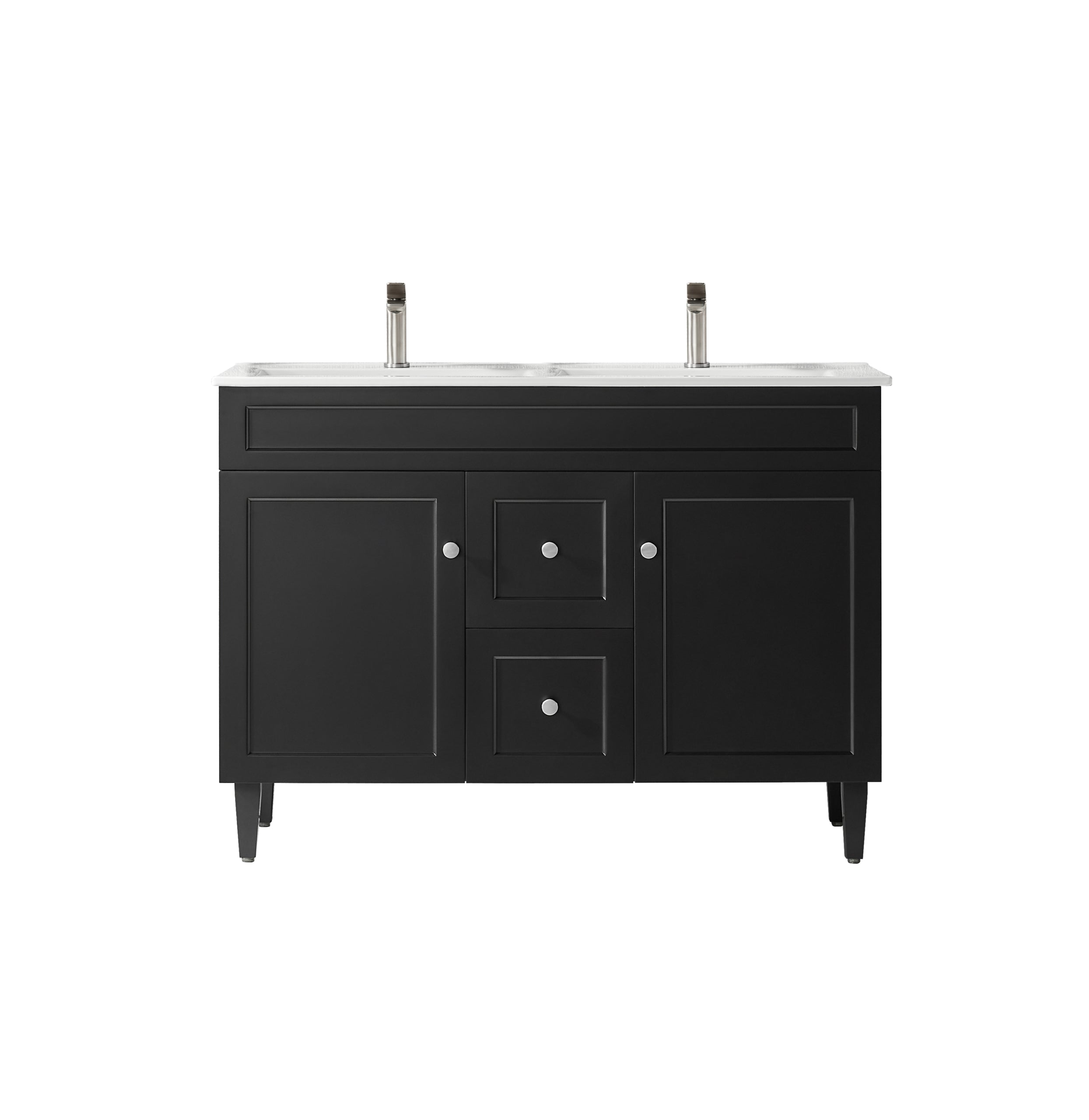 Harrington PVC Freestanding Vanity Matte Black