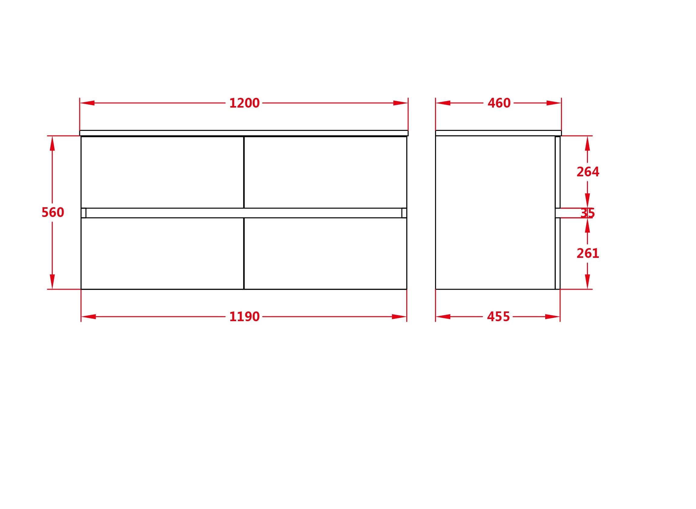 Stella PVC Wall Hung Bathroom Vanity Oak