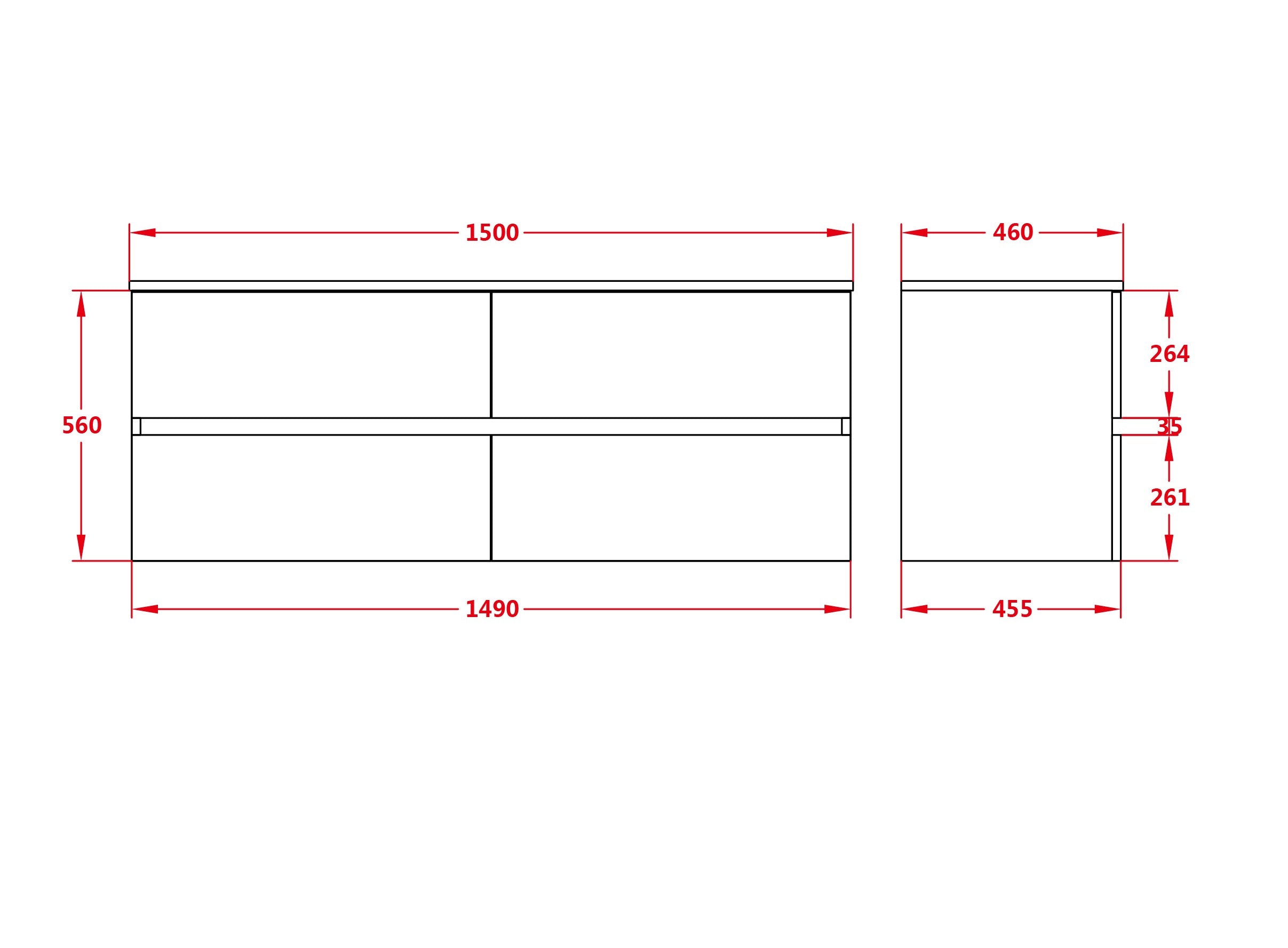 Stella PVC Wall Hung Bathroom Vanity Oak