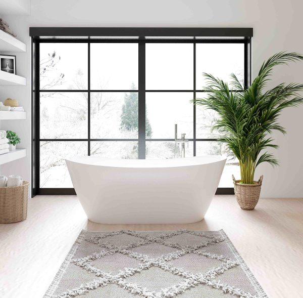 Disney 1700mm Freestanding Designer Gloss White bathtub - Living and Bathroom