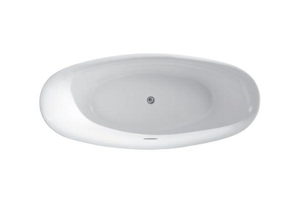 Disney 1700mm Freestanding Designer Gloss White bathtub - Living and Bathroom
