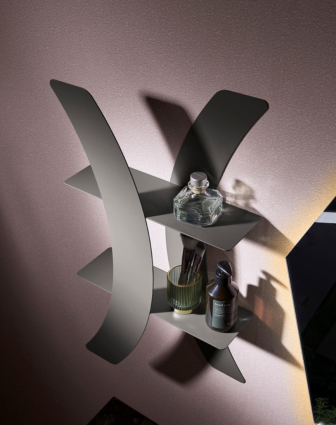 LAB Venus Stainless Steel LED wall hung vanity - Living and Bathroom