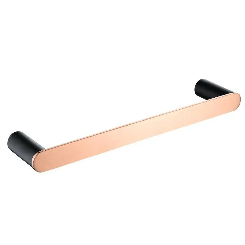 Esperia Matt Black & Copper Towel Rail 300mm