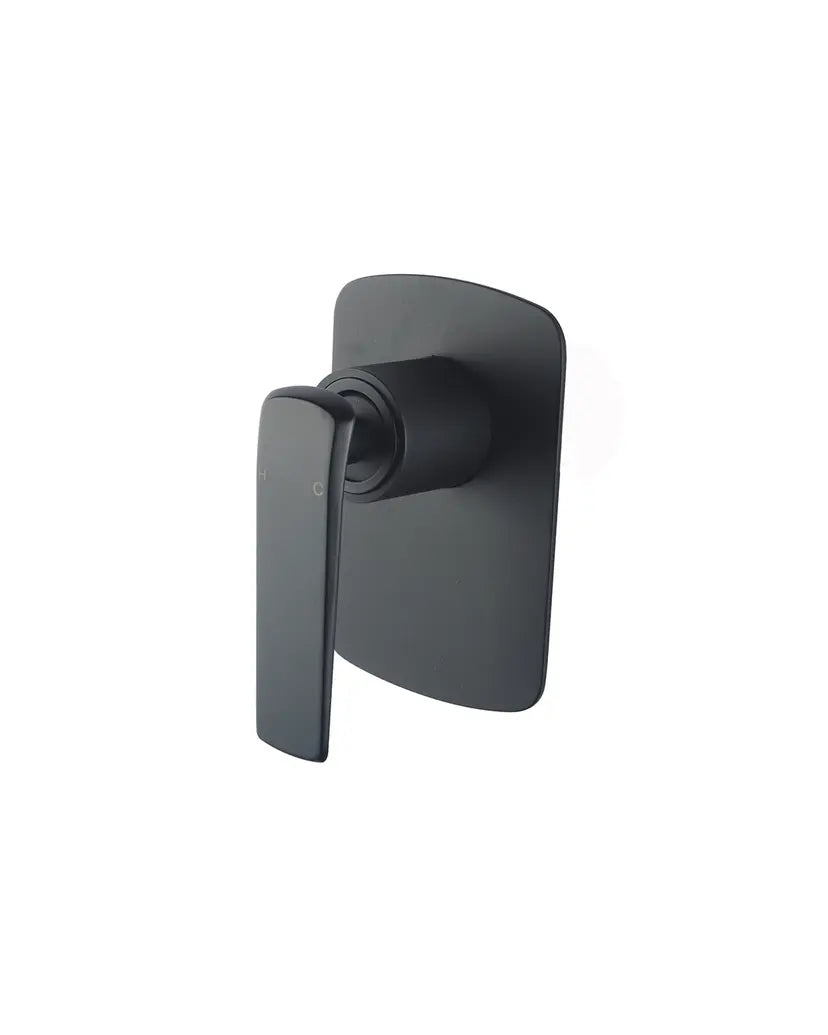 Esperia Matte Black Wall Shower mixer