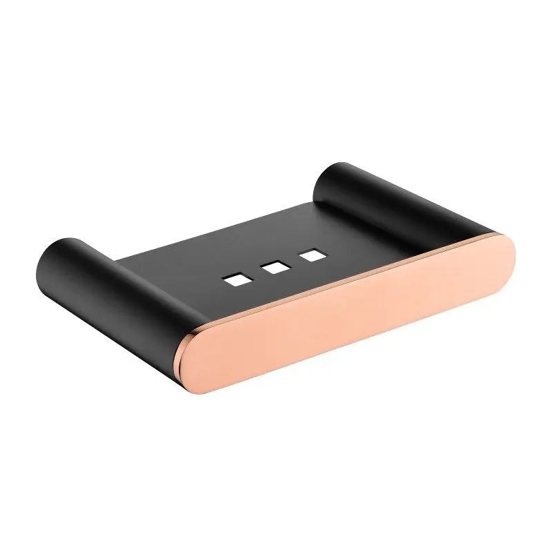 Esperia Matt Black & Copper Soap Dish Holder