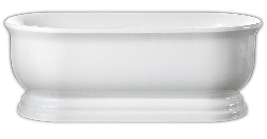 Frenmantle 1700mm Freestanding Bathtub Matt White