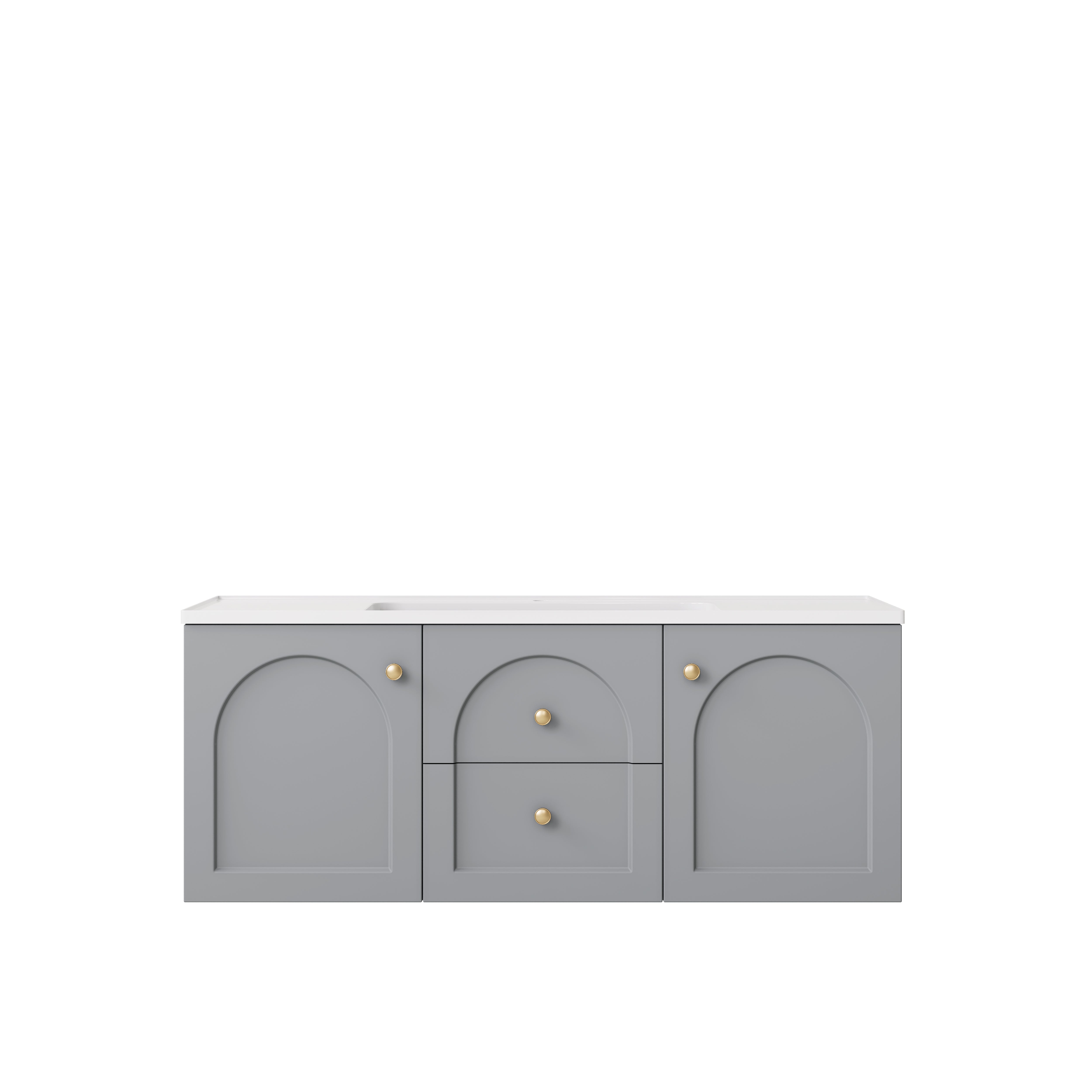 Chester Federation Wall Hung PVC Cabinet Matte Grey