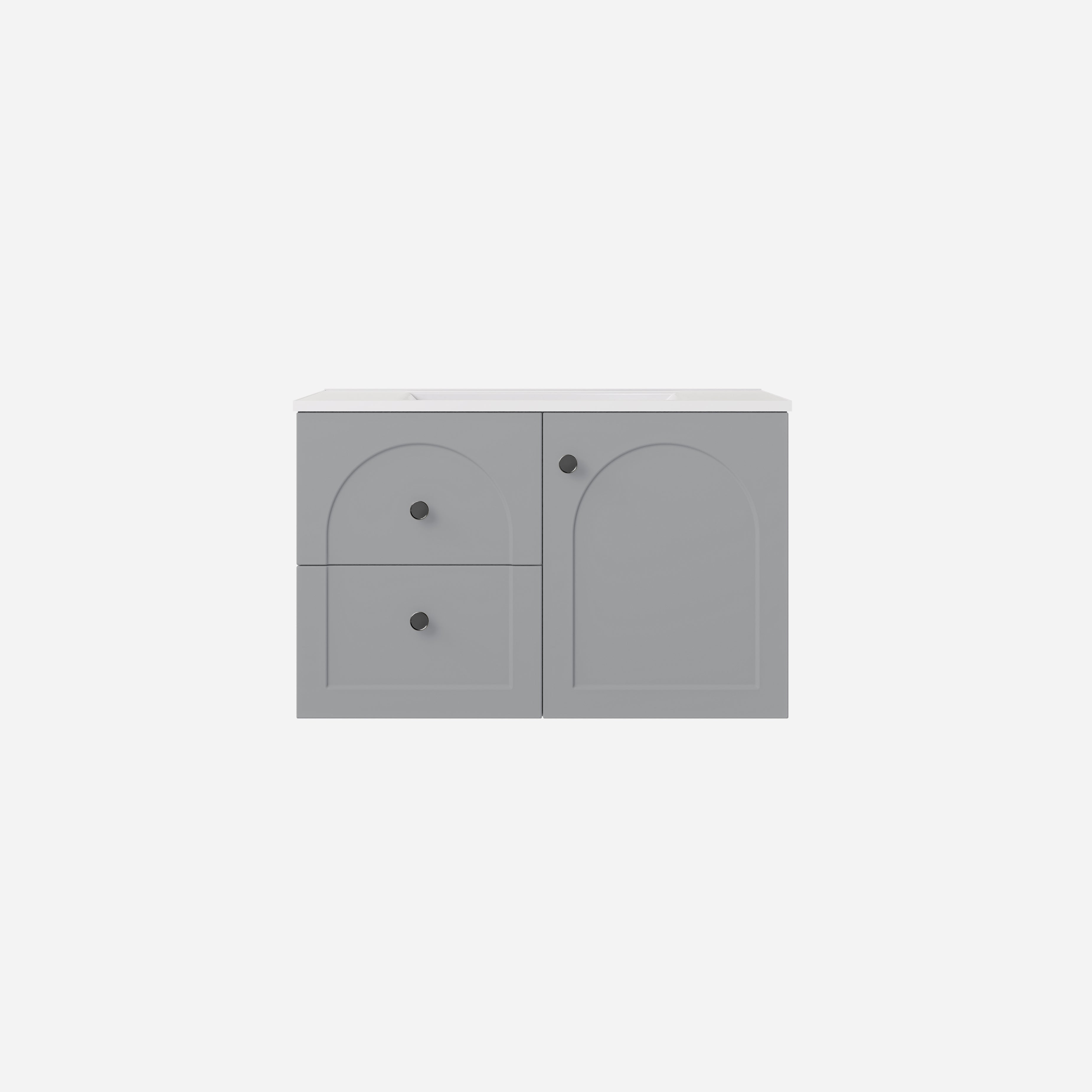 Chester Federation Wall Hung PVC Cabinet Matte Grey