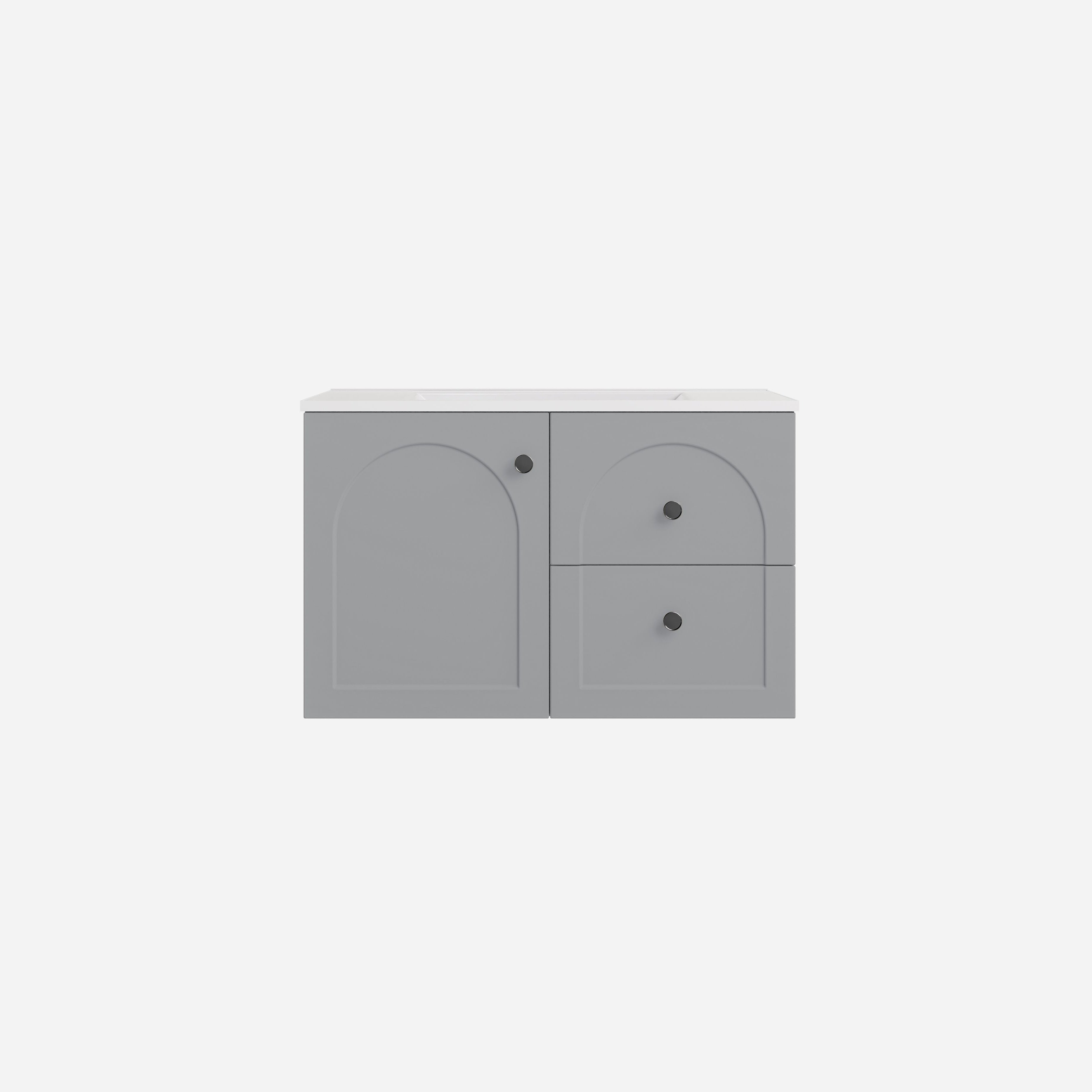 Chester Federation Wall Hung PVC Cabinet Matte Grey