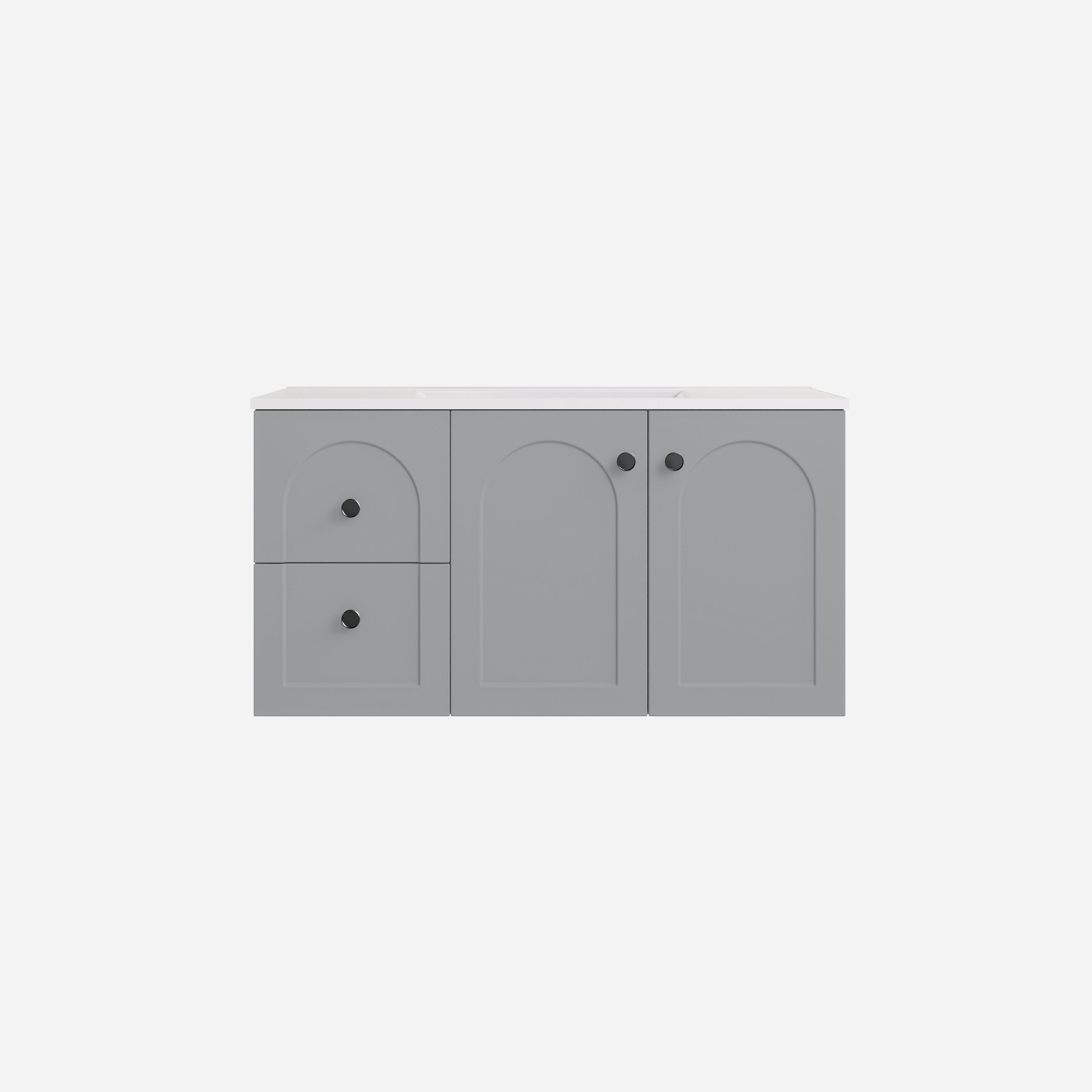 Chester Federation Wall Hung PVC Cabinet Matte Grey