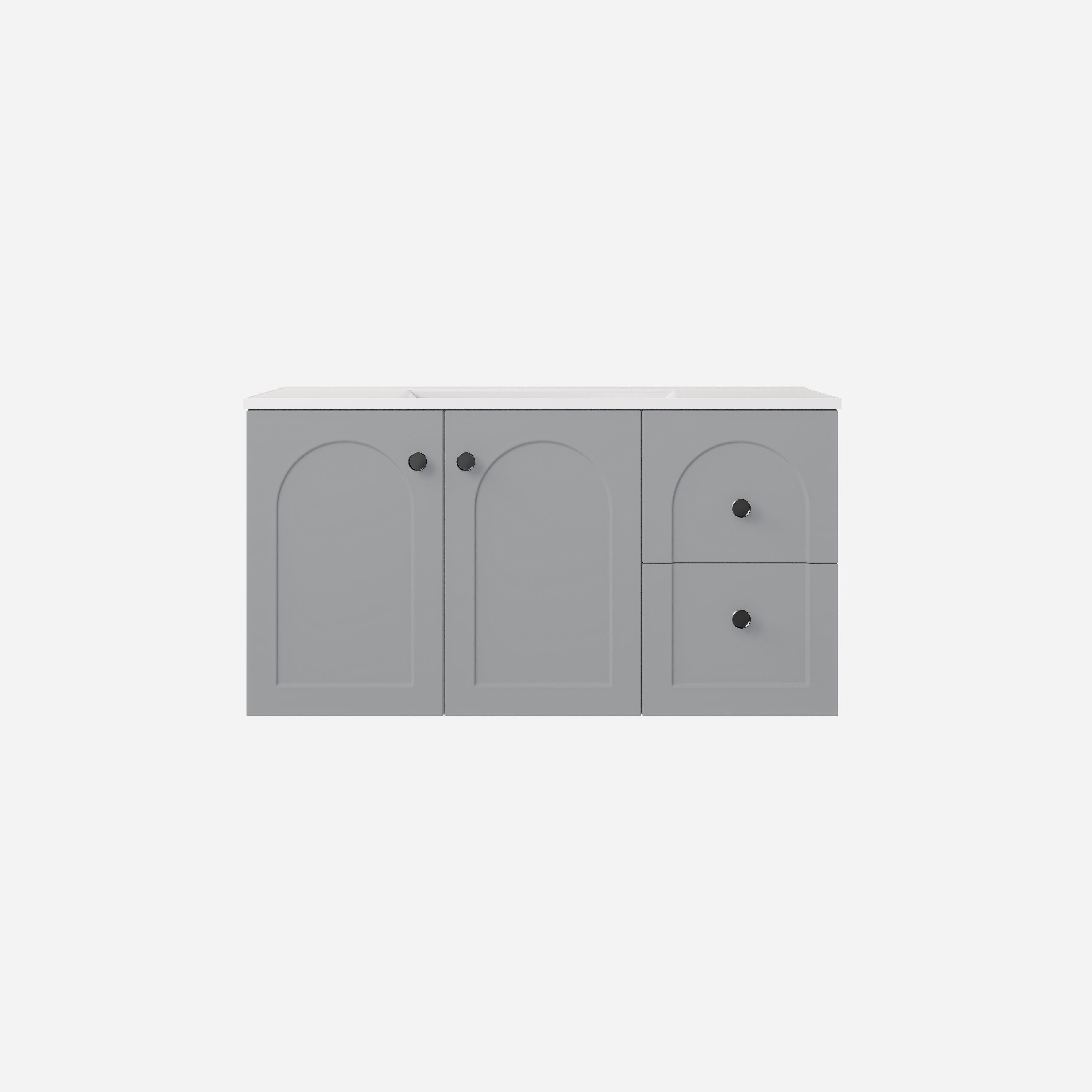 Chester Federation Wall Hung PVC Cabinet Matte Grey