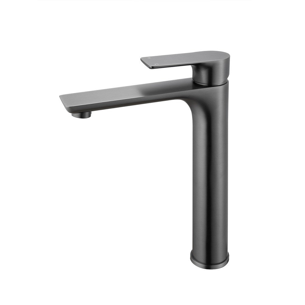 VOG Series Gun Metal Grey Tall Basin Mixer