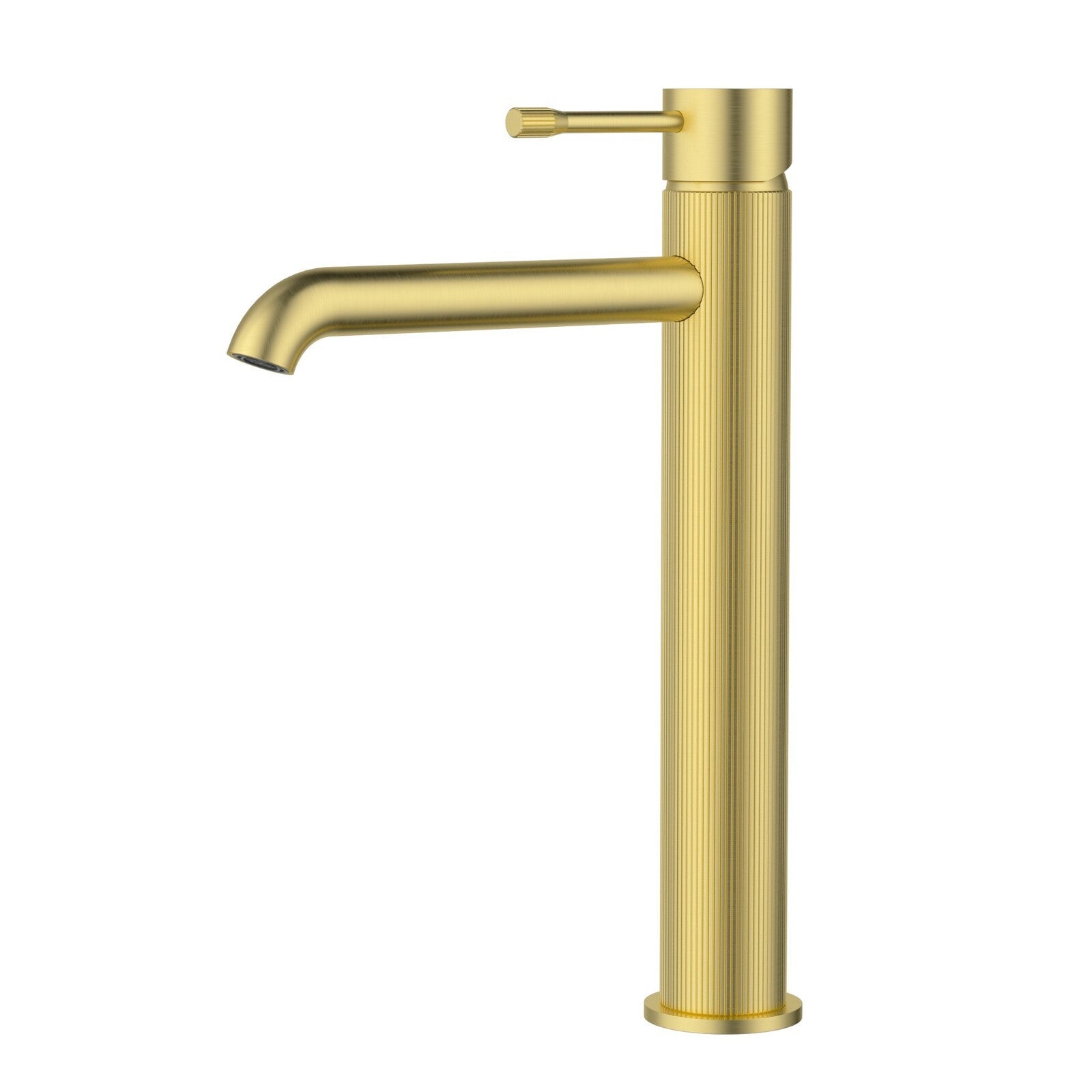Ikon Linie High Rise Basin Mixer Brushed Gold