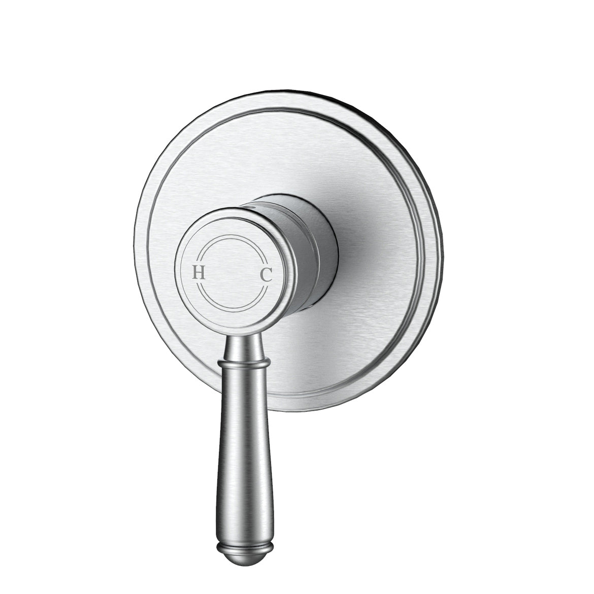 Ikon Clasico Wall Mixer Brushed Nickel