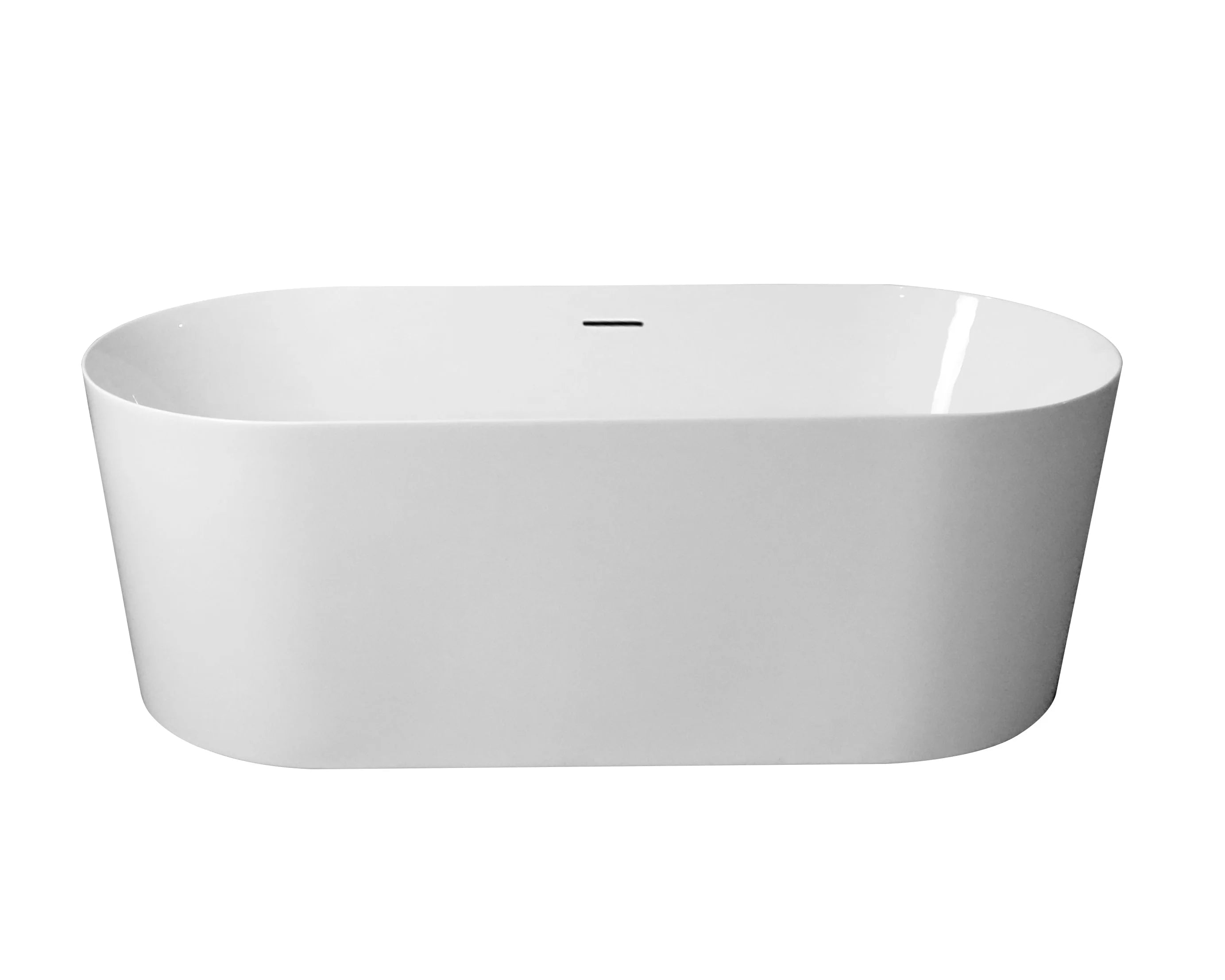 ISEO Ultra-Slim Freestanding Gloss White Bathtub
