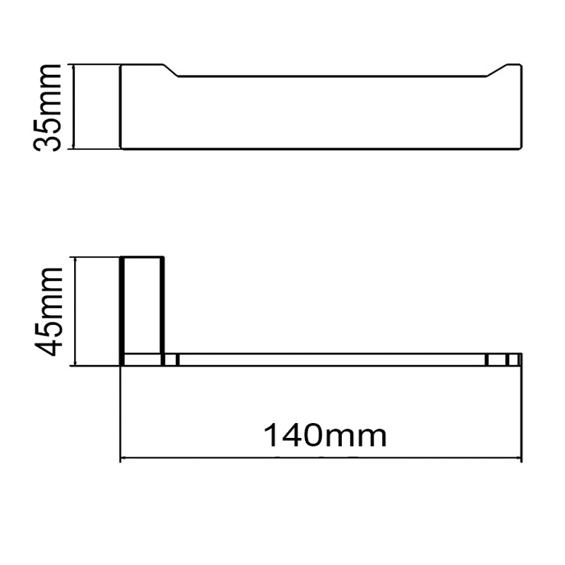 IVANO - Brushed Brass Toilet Paper Holder