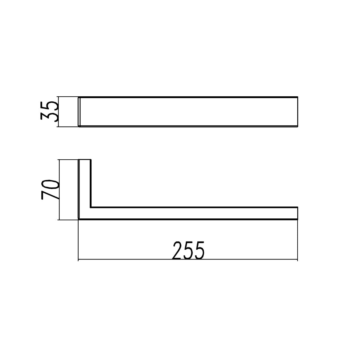 IVANO - Chrome Hand Towel