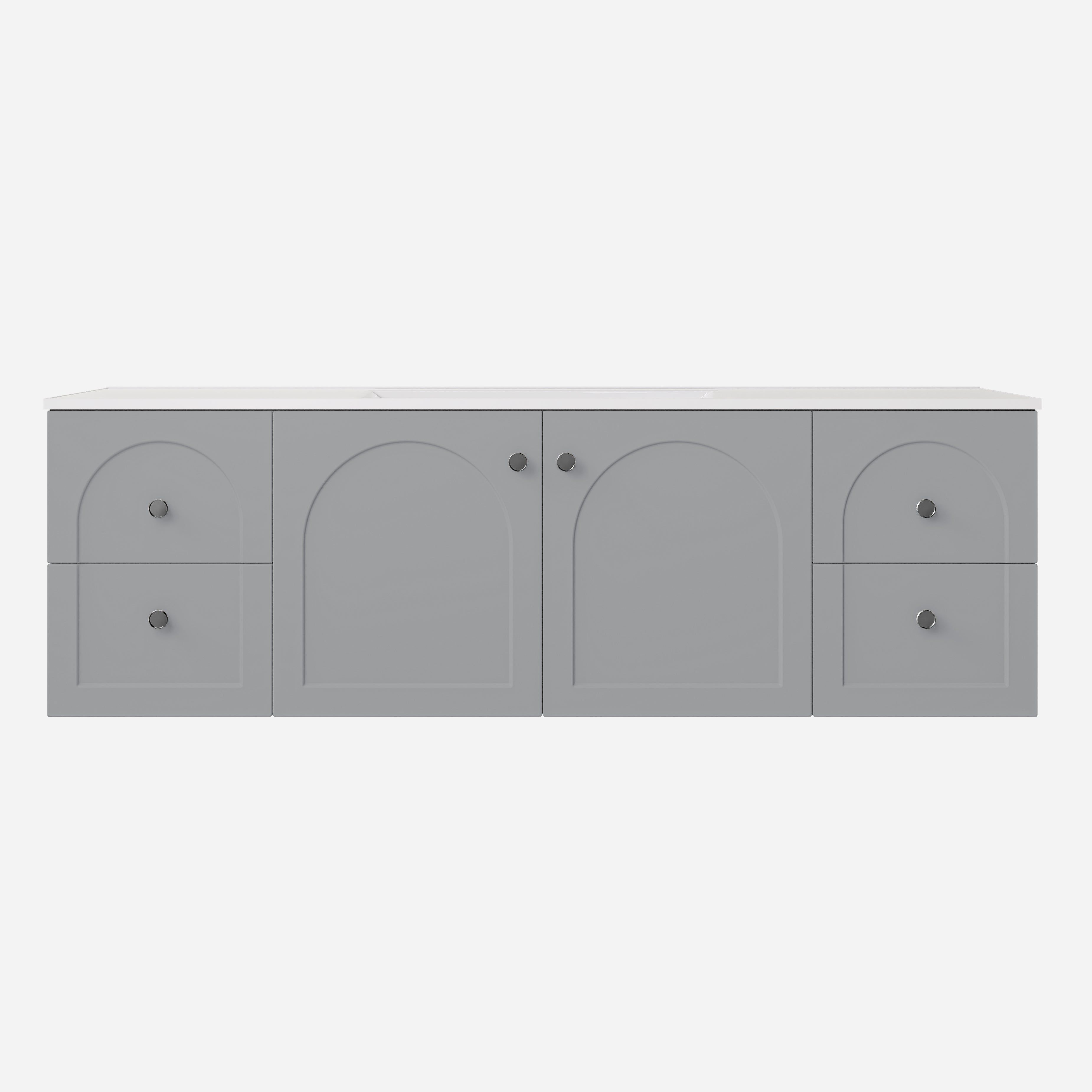 Chester Federation Wall Hung PVC Cabinet Matte Grey