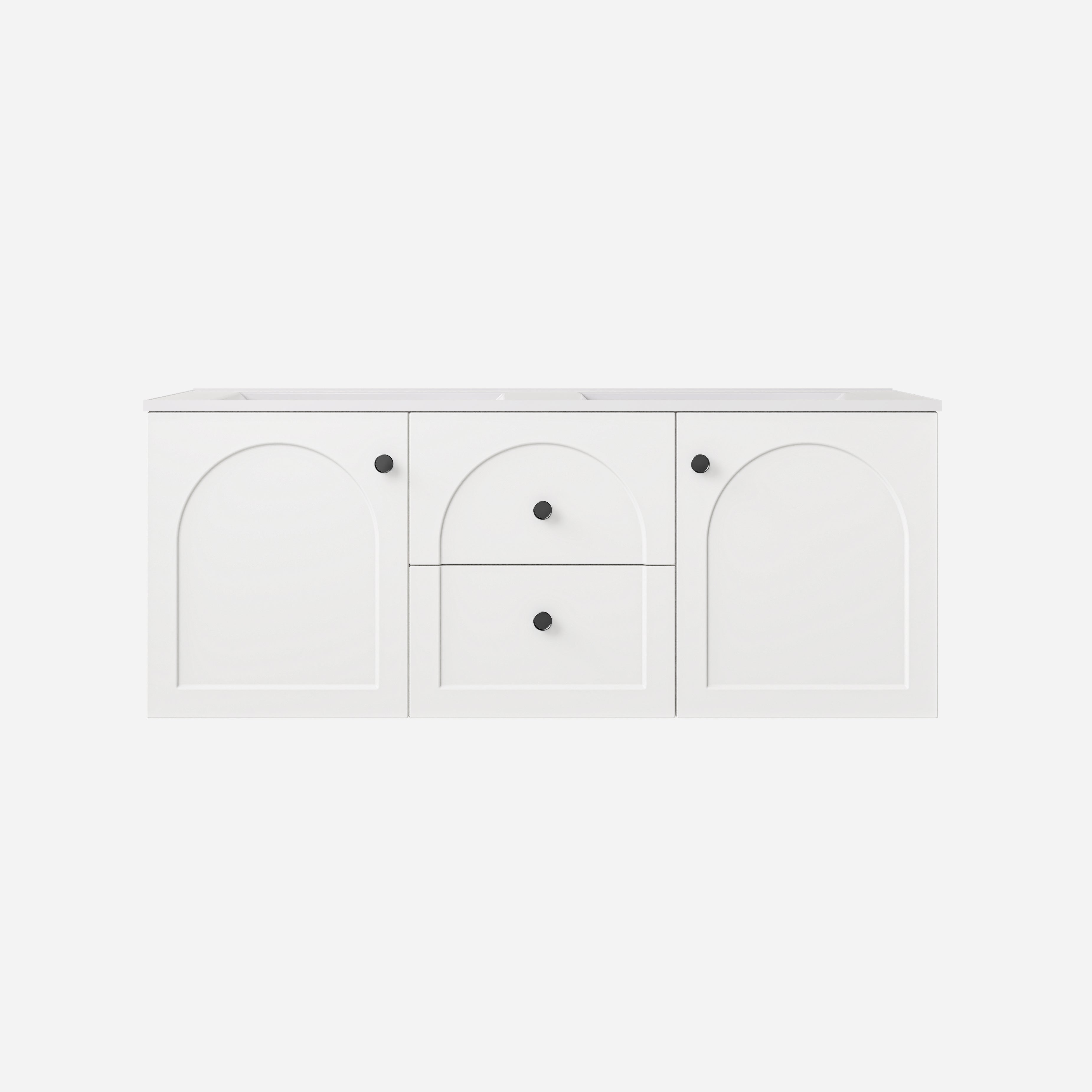 Chester Federation Wall Hung PVC Cabinet Matte White