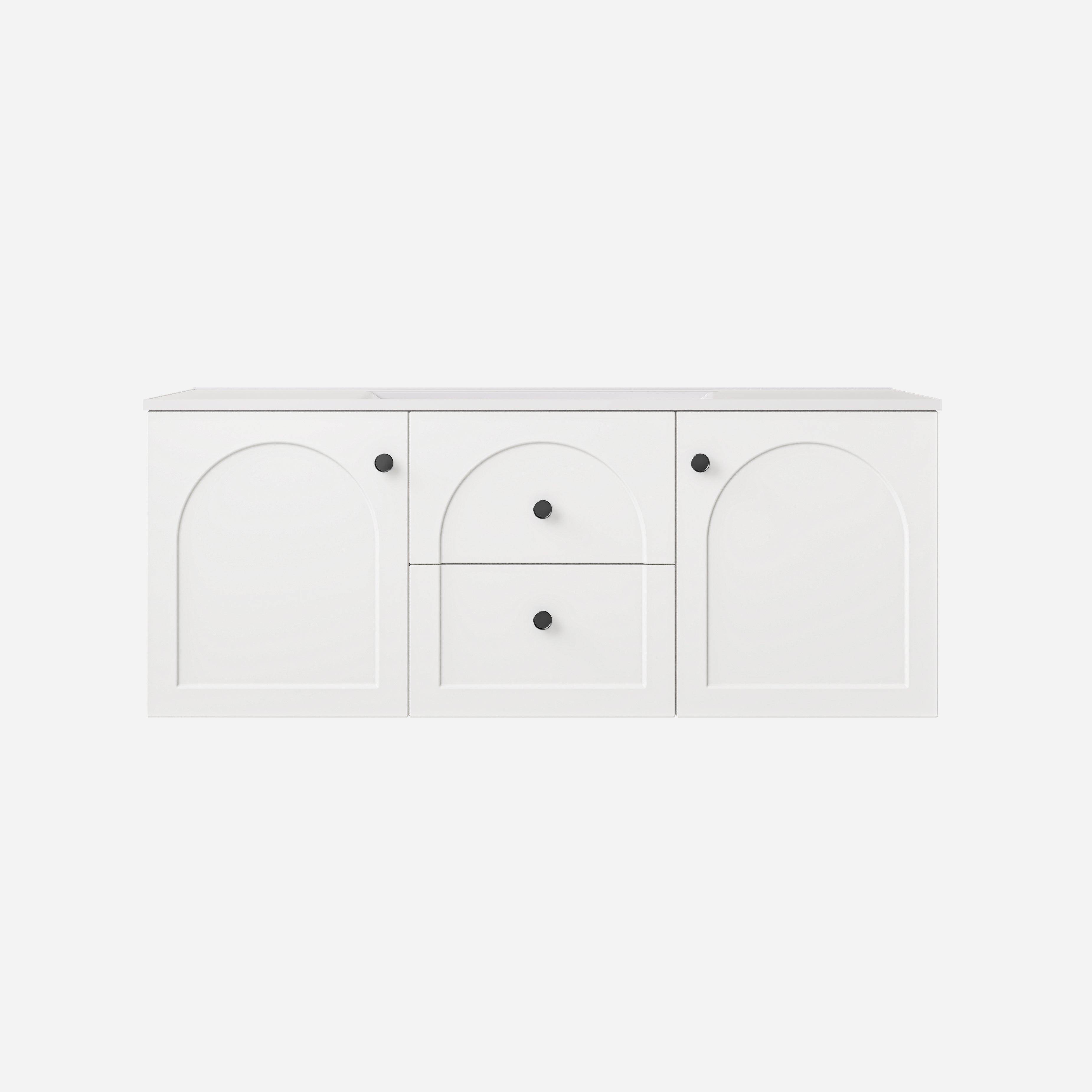 Chester Federation Wall Hung PVC Cabinet Matte White