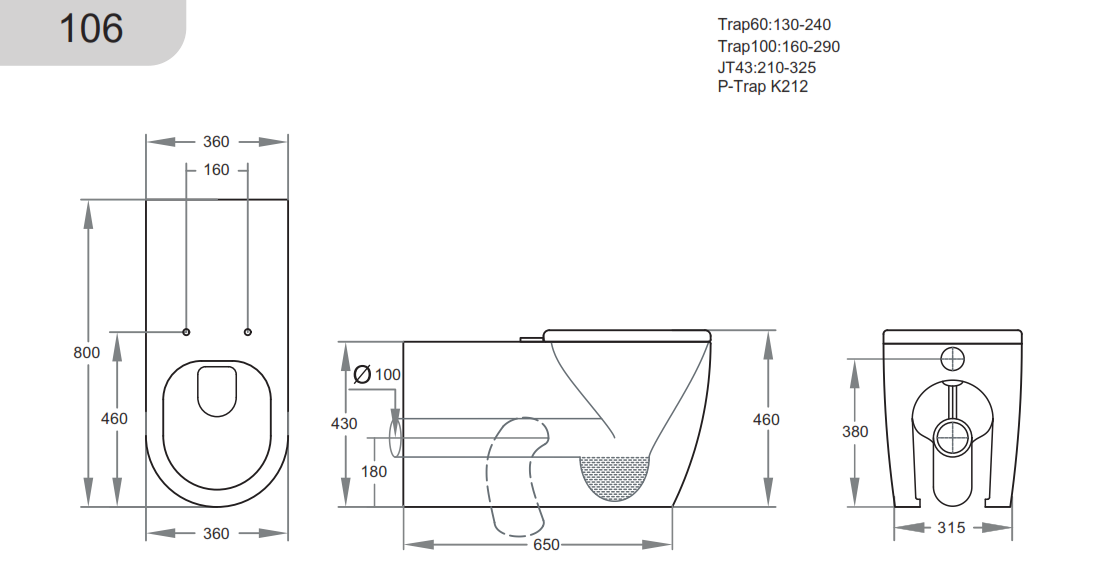 Asta Care Tornado Wall Faced Pan