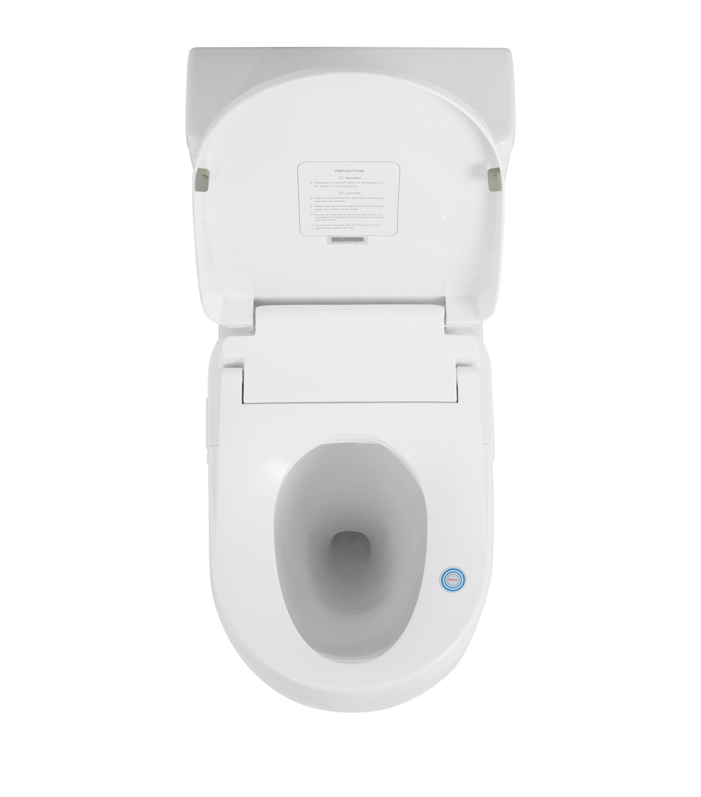Zeus Back To Wall Rimless Tornado Toilet Suite With Smart Seat