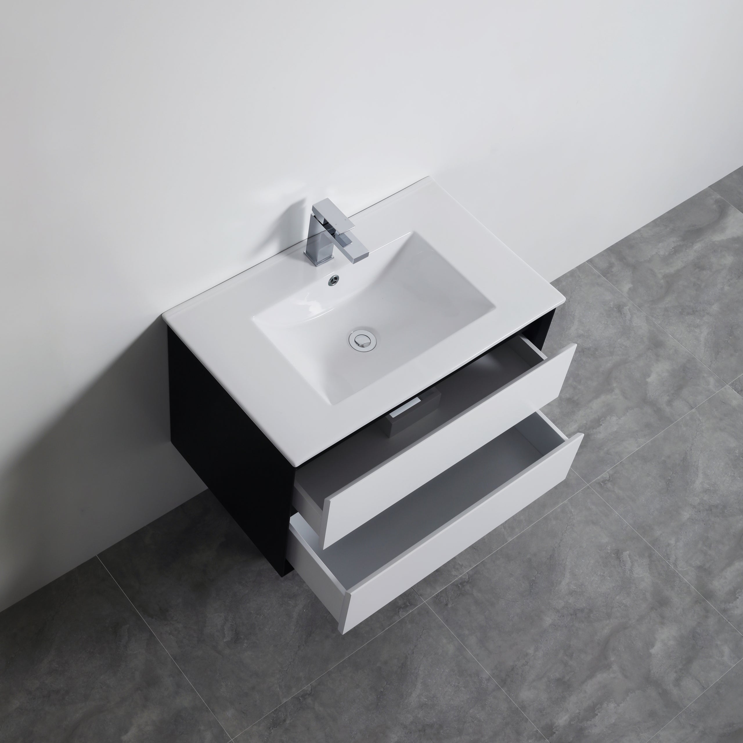 Petra PVC Wall Hung Bathroom Vanity White