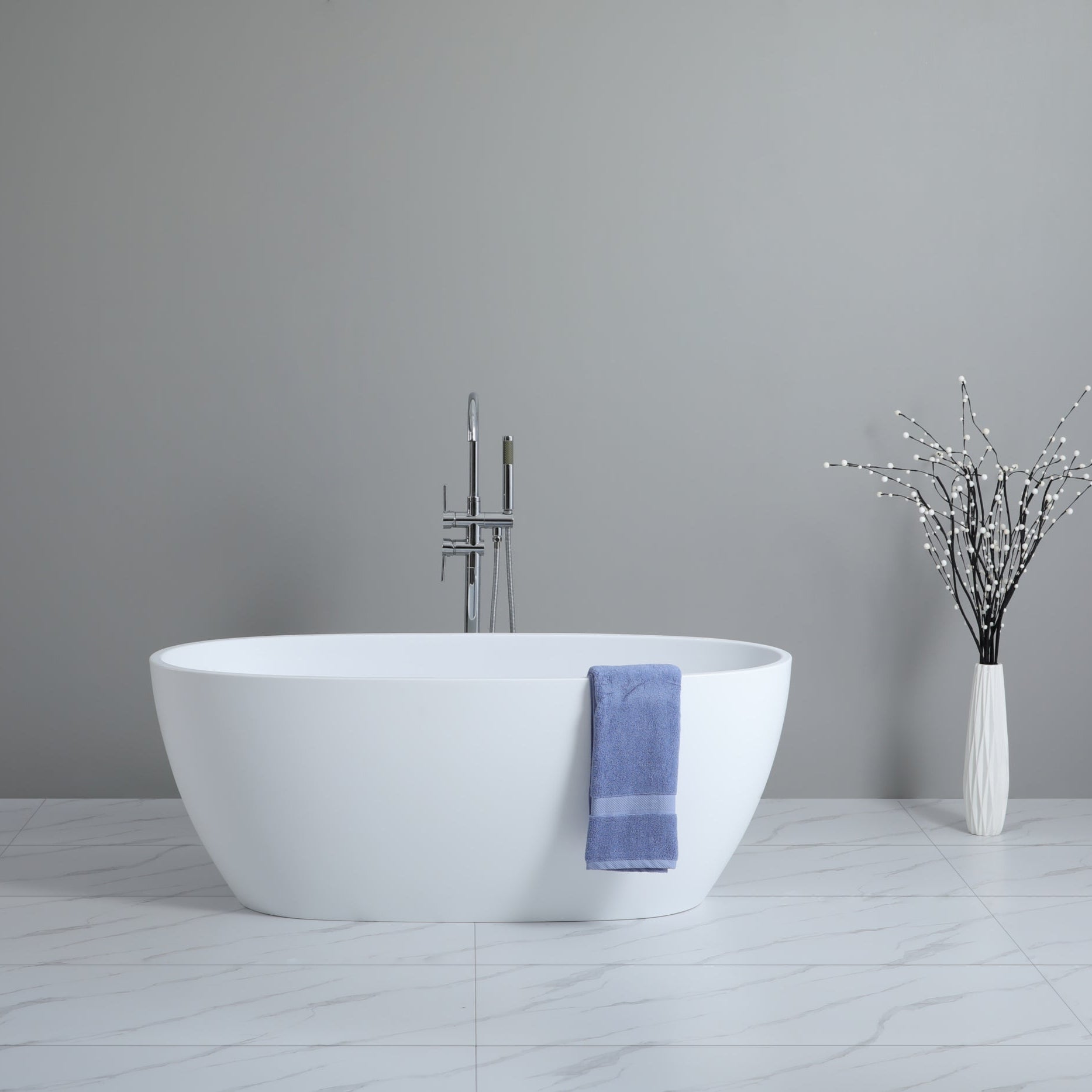 Stella Freestanding Oval Bathtub (Available in 1500mm and 1700mm)