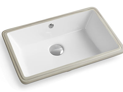 Crete Under Counter Basin 525*345*185 Gloss  White