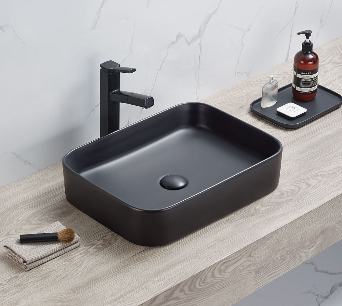 Kliff Above Counter Basin 500*370*110 Matte Black