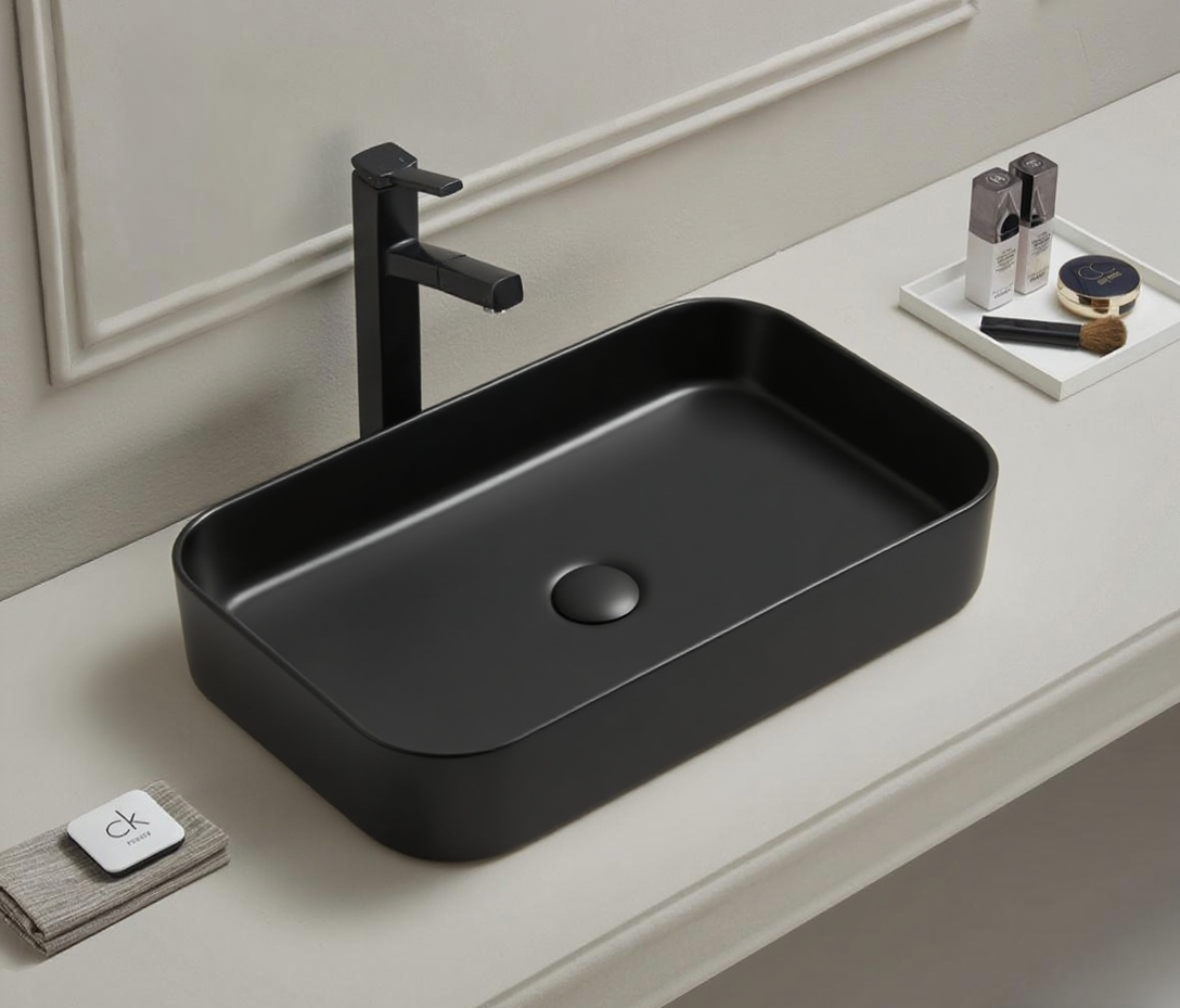 Kliff Above Counter Basin 605*375*113 Matte Black