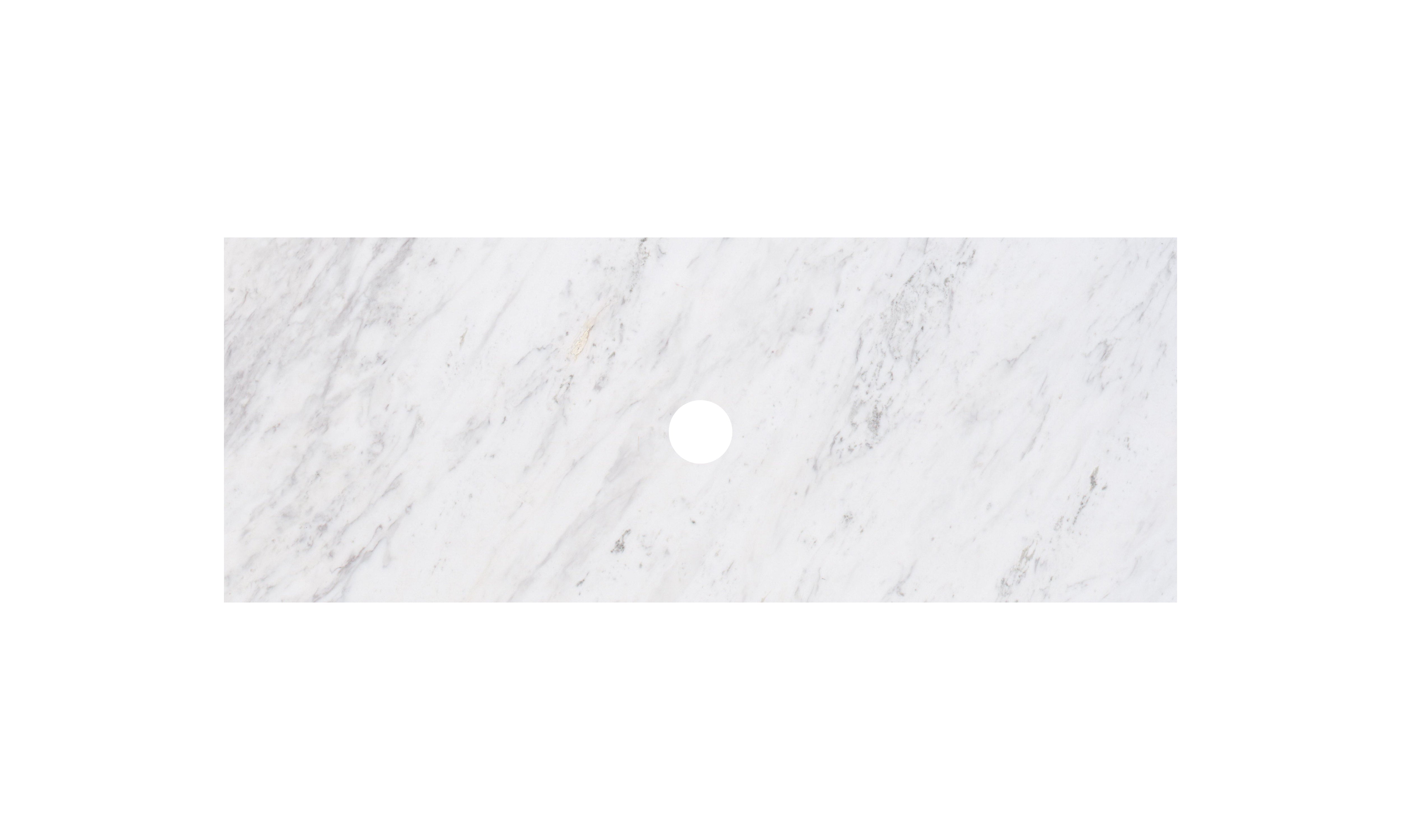 Carrara White Marble Stone Top
