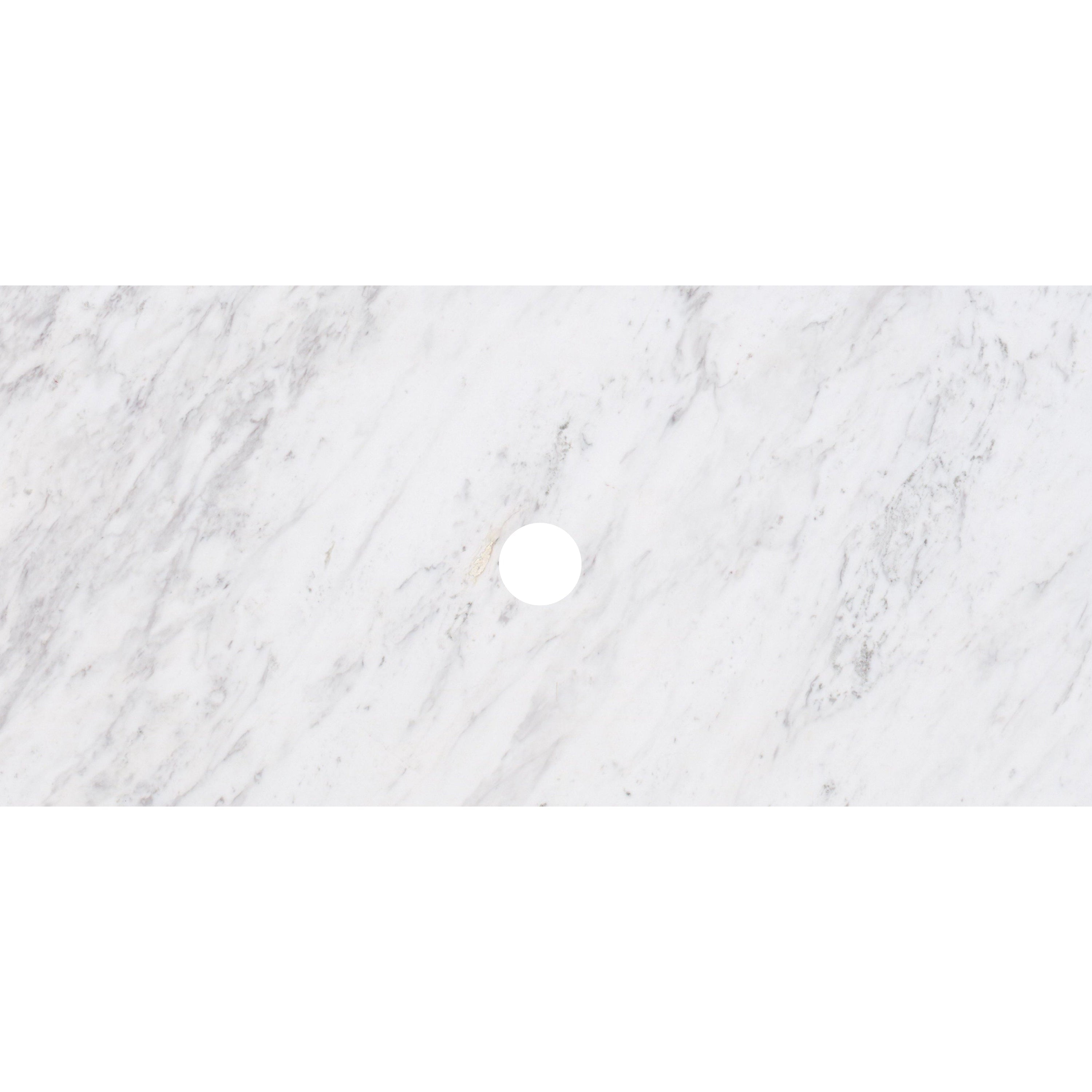 Carrara White Marble Stone Top