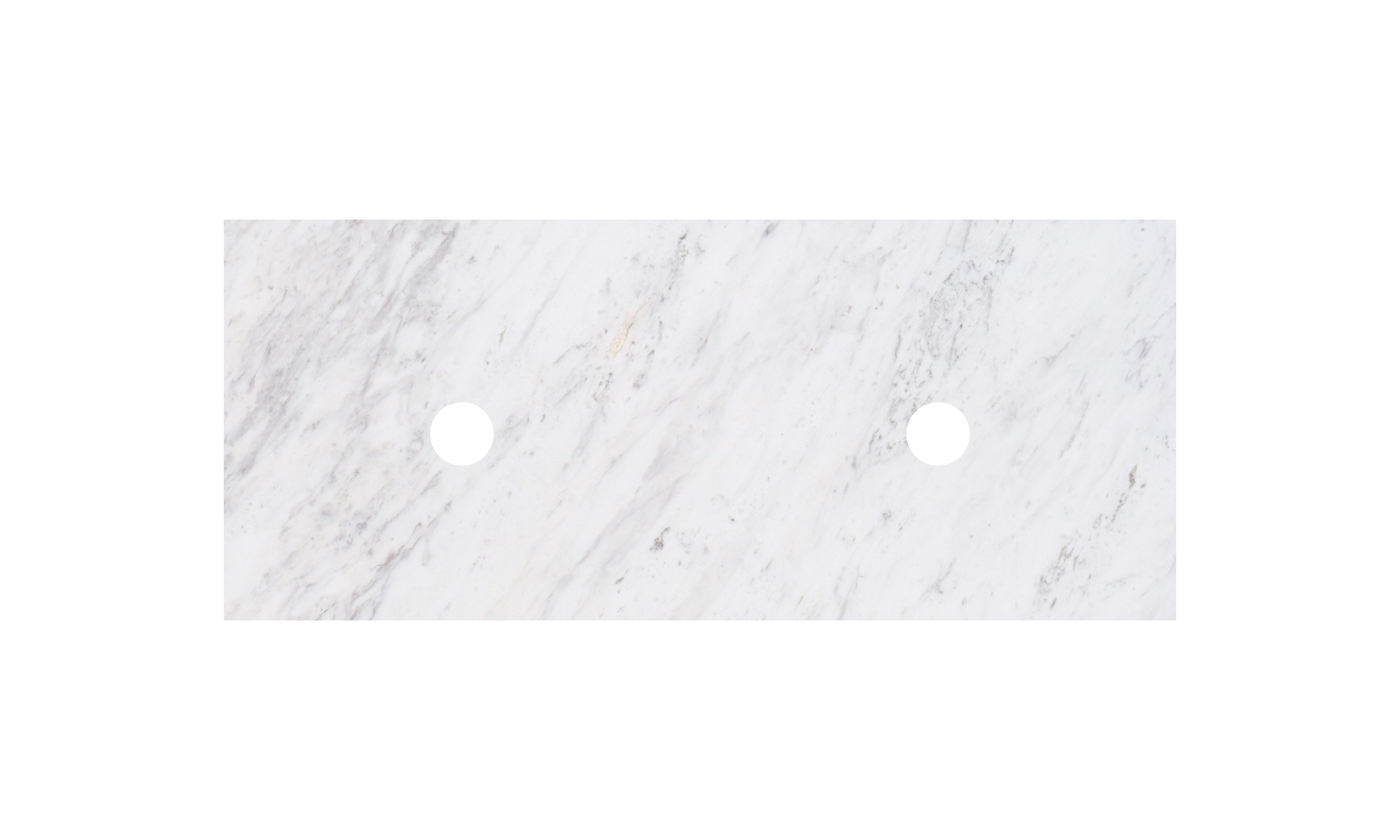 Carrara White Marble Stone Top